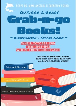 Grab and Go Books K-2nd graders
